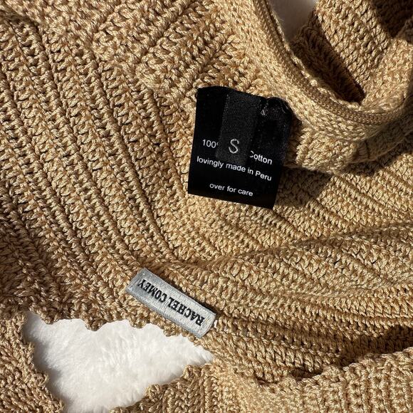 Rachel Comey Crochet Midi Dress Size Small Straw Cotton Knit $635 Peru EUC - Picture 14 of 16